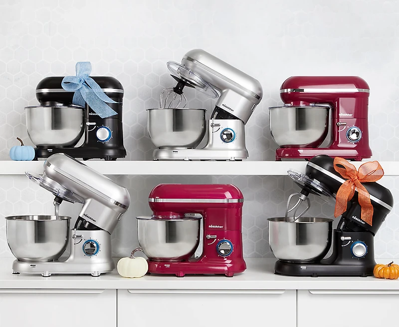 thinkkitchen Promix Plus Stand Mixer, 600W, Raspberry