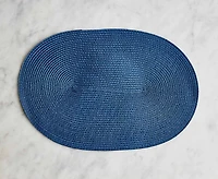 Ovale Placemat, Blue