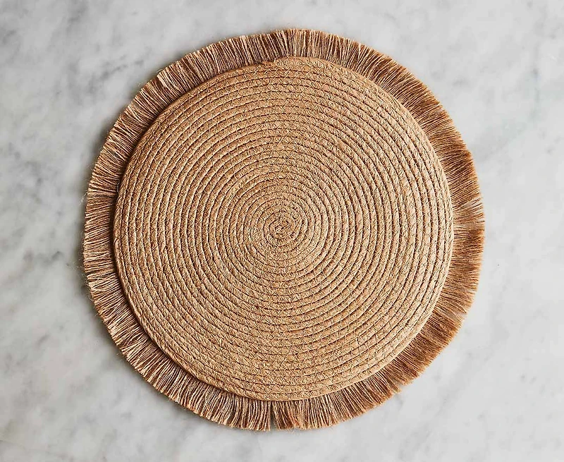 Jute naperon tissé