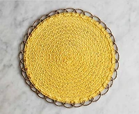 Napperon Loop, jaune