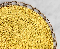 Napperon Loop, jaune