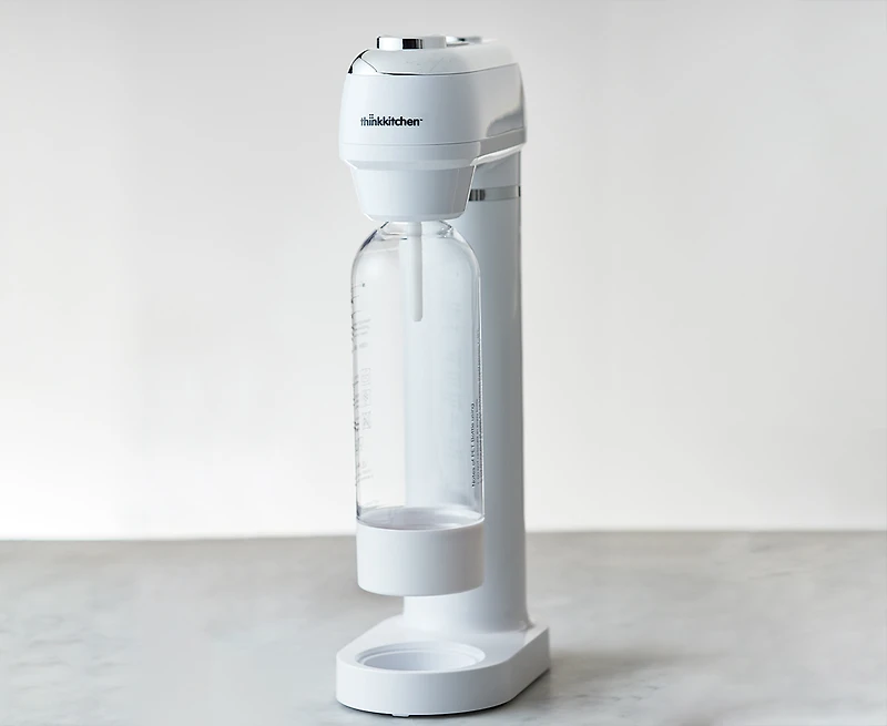Machine à boissons pétillante Rétro thinkkitchen, blanc