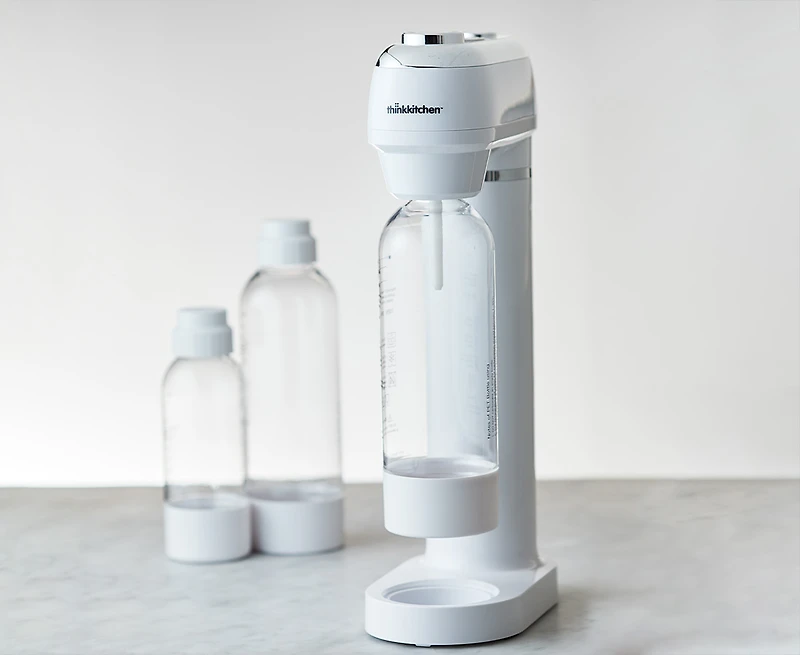 Machine à boissons pétillante Rétro thinkkitchen, blanc