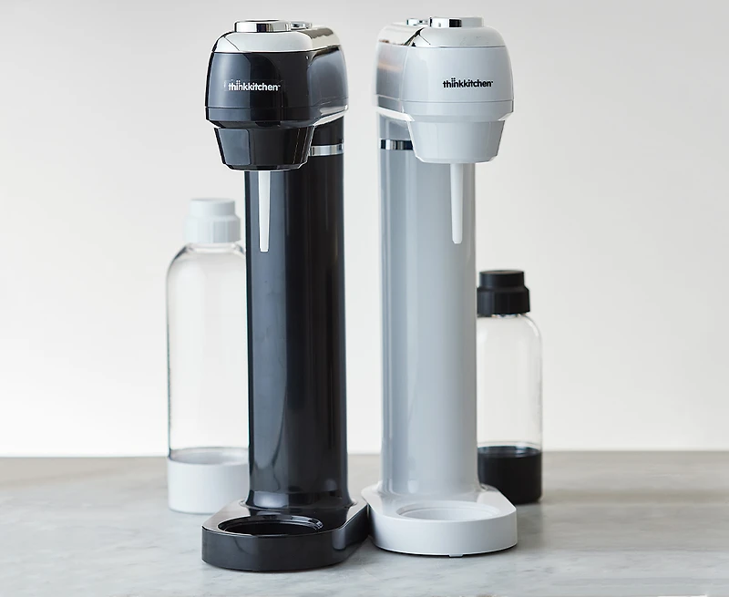 Machine à boissons pétillante Rétro thinkkitchen, blanc