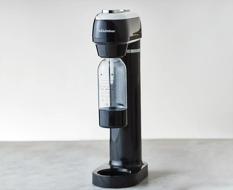 Machine à boissons pétillante Rétro thinkkitchen, noir