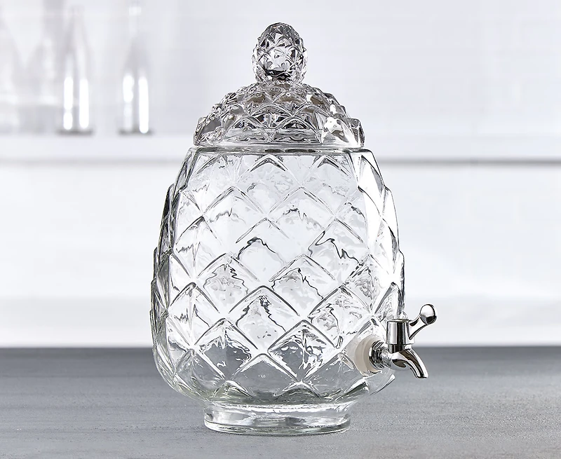 Ananas distributeur en verre, 6L