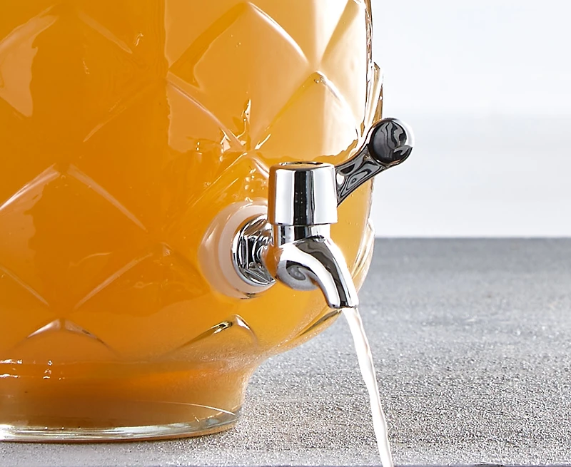 Ananas distributeur en verre, 6L