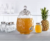 Ananas distributeur en verre, 6L
