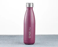 Thermo Water Bottle, 17 oz, Raspberry