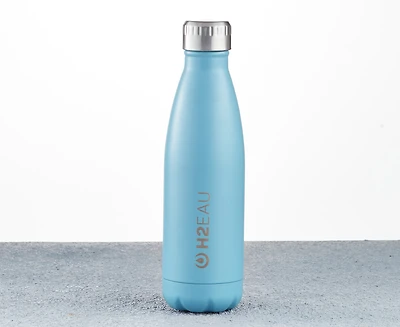 Thermo Water Bottle, 17 oz, Blue