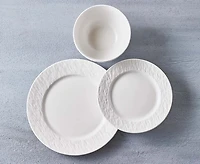 Stone 12-Pc Dinnerware Set, White 