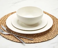 Ensemble de vaisselle de 12 pièces Swirl, blanc