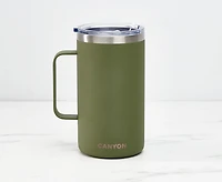 Canyon Stainless Steel Double-Wall Mug, Khaki, 682 ml