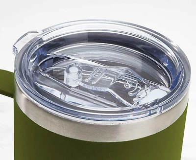Canyon Stainless Steel Double-Wall Mug, Khaki, 682 ml