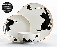 Ensemble de vaisselle de 12 pièces Coolest Cat