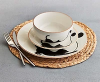 Ensemble de vaisselle de 12 pièces Coolest Cat