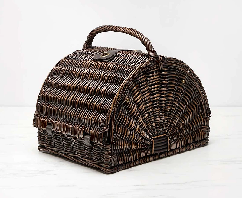 Ensemble pour pique-nique avec panier en osier Trellis, 25 pièces