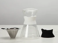 Cafetière en verre à versement lent Java & Co., 650 ml