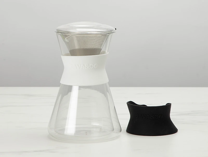 Cafetière en verre à versement lent Java & Co., 650 ml