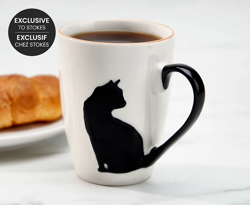 Coolest Cat Silhouette Mug, 380 ml