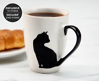 Coolest Cat Silhouette Mug, 380 ml