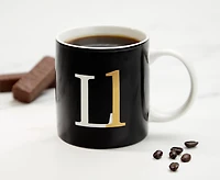 Monogram L Mug, Black, 360 ml 