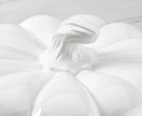 Citrouille Tureen Bowl with Ladle, White, 3L
