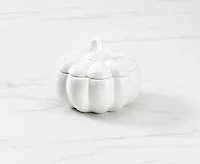 Bol Citrouille avec couvercle, blanc, 490 ml