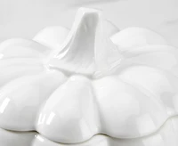 Bol Citrouille avec couvercle, blanc, 490 ml