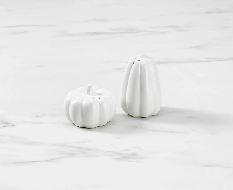 Citrouille Salt & Pepper Shaker, White