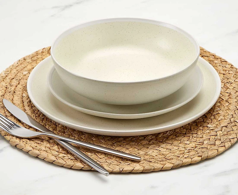 Ensemble de vaisselle de 12 pièces Vanilla