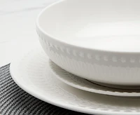 Ensemble de vaisselle de 12 pièces EMM, blanc