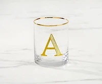 Monogram "A" Double Old-Fashion, 11 oz