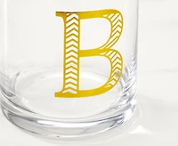Verre à whisky avec monogramme « B », 11 oz