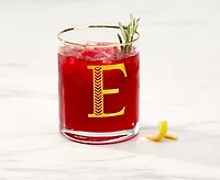 Verre à whisky avec monogramme « E », 11 oz