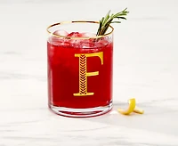 Monogram "F" Double Old-Fashion, 11 oz