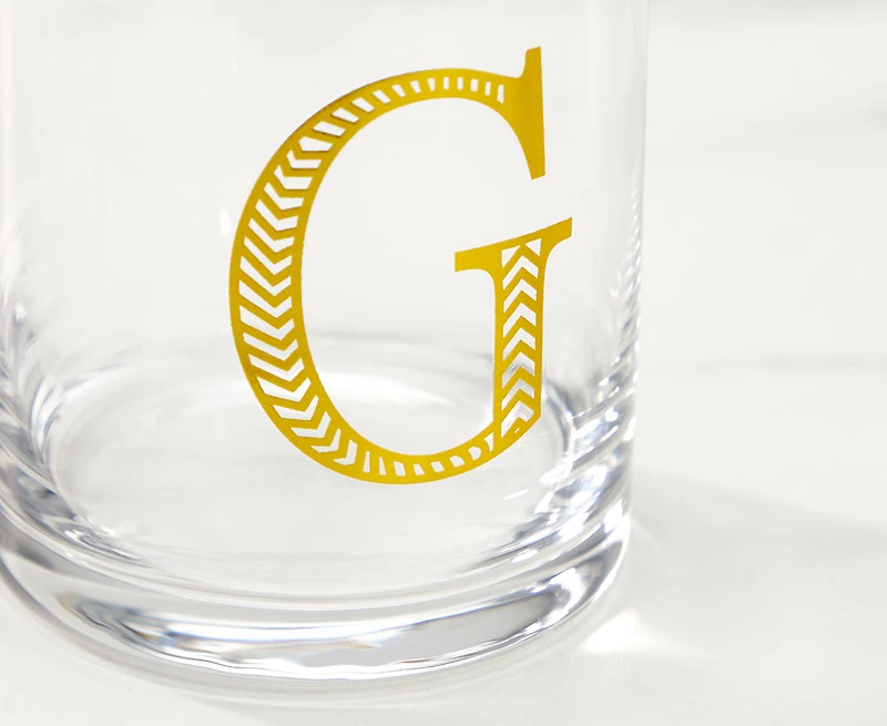 Verre à whisky avec monogramme « G », 11 oz
