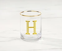 Monogram "H" Double Old-Fashion, 11 oz
