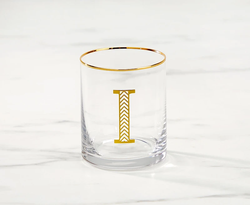 Monogram "I" Double Old-Fashion, 11 oz