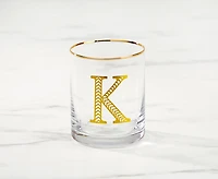 Monogram "K" Double Old-Fashion, 11 oz