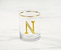 Monogram "N" Double Old-Fashion, 11 oz