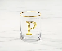Monogram "P" Double Old-Fashion, 11 oz