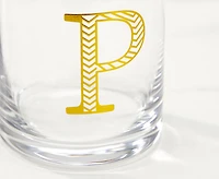 Monogram "P" Double Old-Fashion, 11 oz