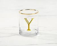 Verre à whisky avec monogramme « Y », 11 oz
