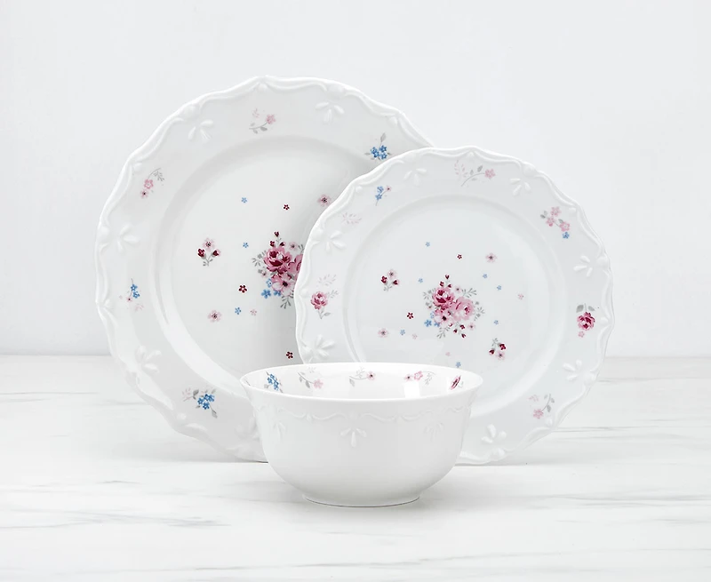 Royal Garden 12-Pc Dinnerware Set