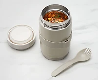 Adirondack Thermal Lunch Jar with Spoon, Oatmeal, 500 ml