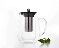 Doublico Double Wall Teapot with Infuser, 32 oz