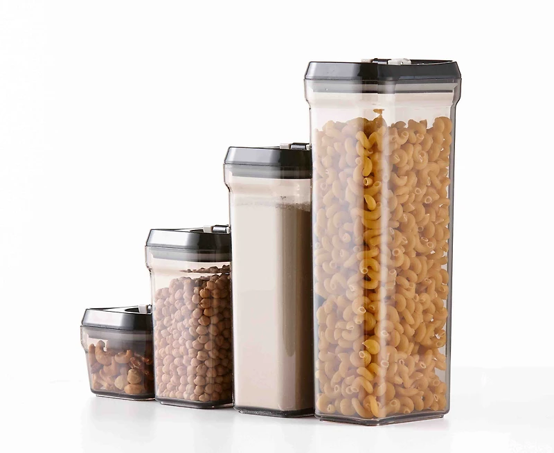 Pots de rangement Blackout, Ens. de 4