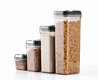 Pots de rangement Blackout, Ens. de 4