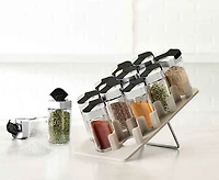 Support avec pots remplis d’épices Casa, 12 pièces